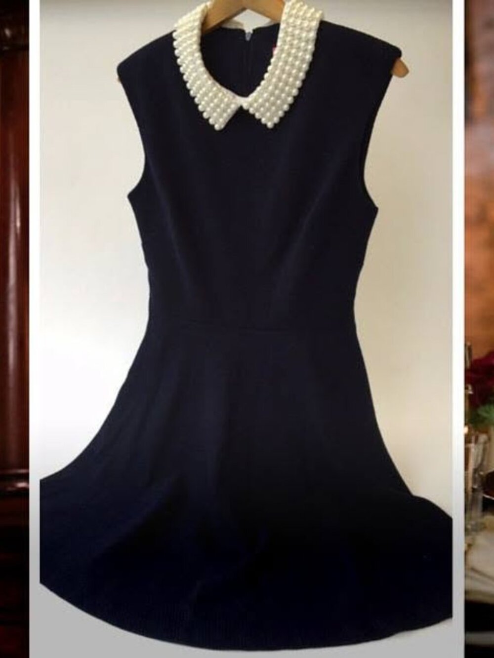 Betsey Johnson  Pearl Collar  Dress